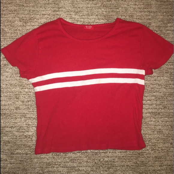 Tops - Stripped crop top